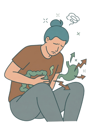 内臓機能の乱れ